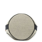 Hermes Saxo Beige Black Toile Shoulder Bag — view 6