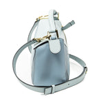 Loewe Mini Puzzle Bag Blue Calfskin Leather — view 3