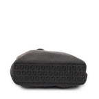 Fendi Vertical FF Slim Handle Tote Black Zucchino Canvas — view 6
