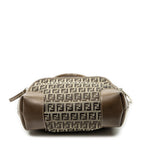 Fendi Front Pocket Bucket Tote Brown Zucchino Canvas — view 6
