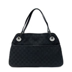 Gucci Medium Eclipse Tote Black GG Canvas