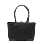 Gucci g Buckle Logo Open Tote Black Canvas — view 5