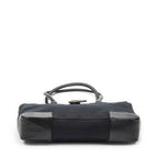 Gucci g Buckle Logo Open Tote Black Canvas — view 6