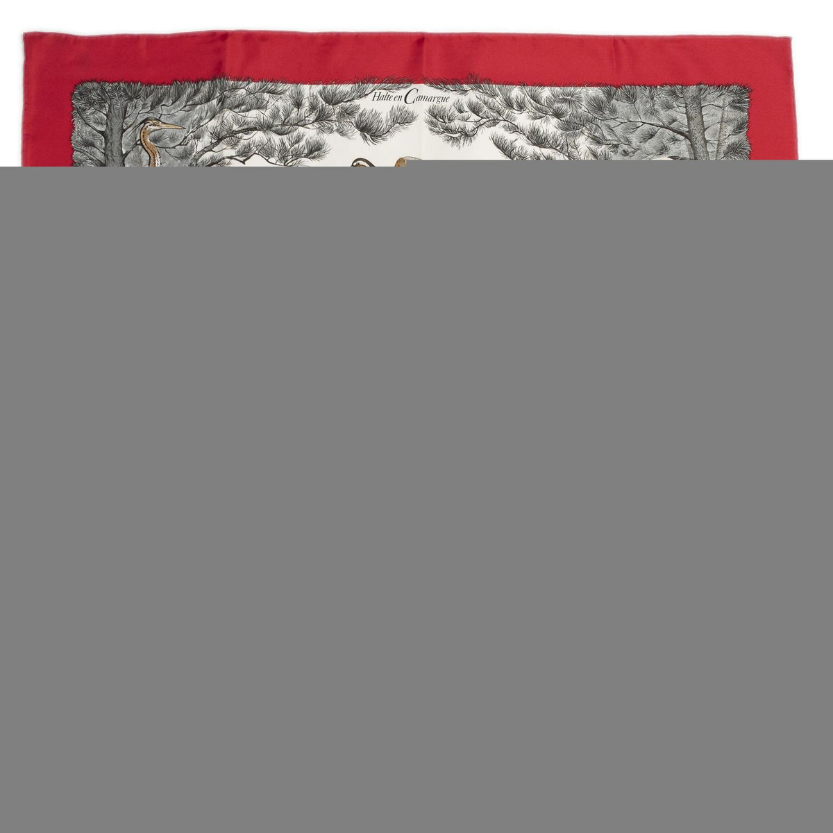 Hermes Scarf Red — view 2