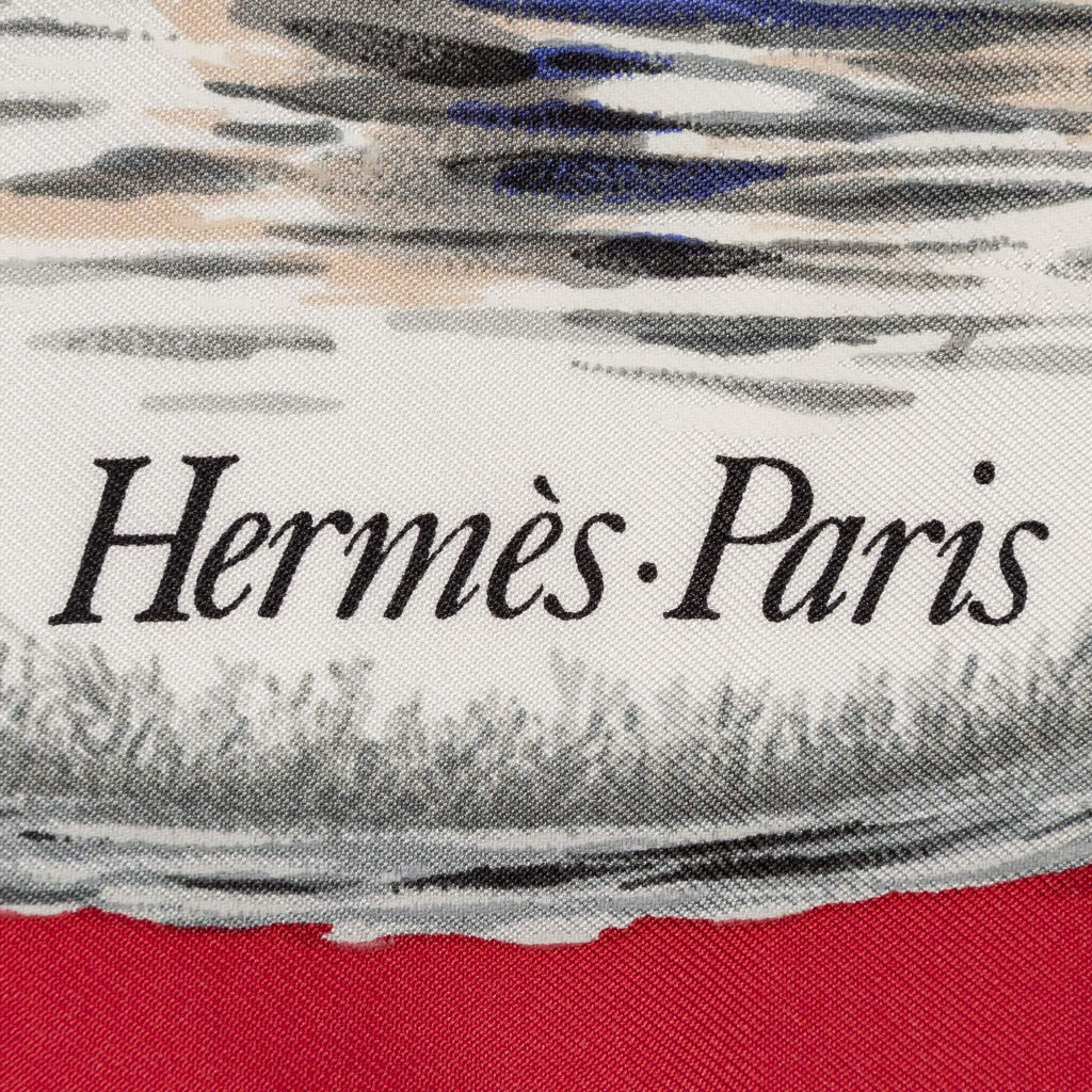 Hermes Scarf Red — view 4