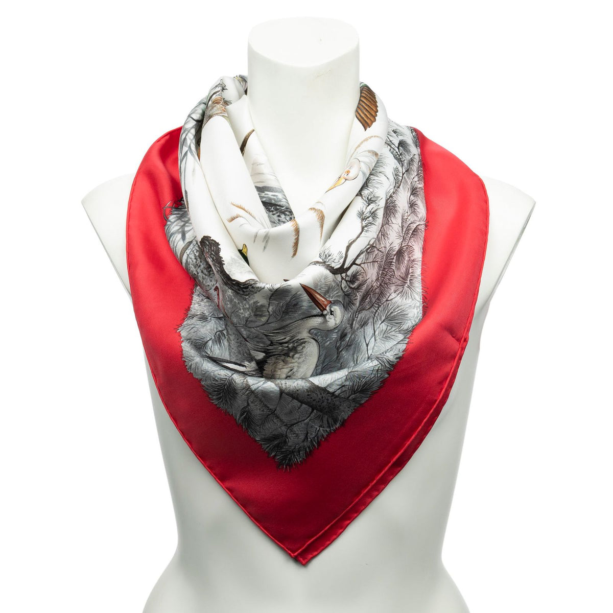 Hermes Scarf Red