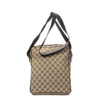 Gucci Front Pocket Messenger Bag Dark Brown GG Canvas — view 5