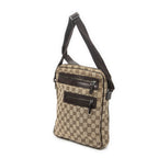Gucci Front Pocket Messenger Bag Dark Brown GG Canvas — view 2