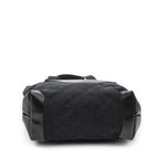 Gucci Front Pocket Zip Tote Black GG Canvas — view 6