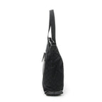 Gucci Front Pocket Zip Tote Black GG Canvas — view 3
