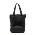 Gucci Front Pocket Zip Tote Black GG Canvas
