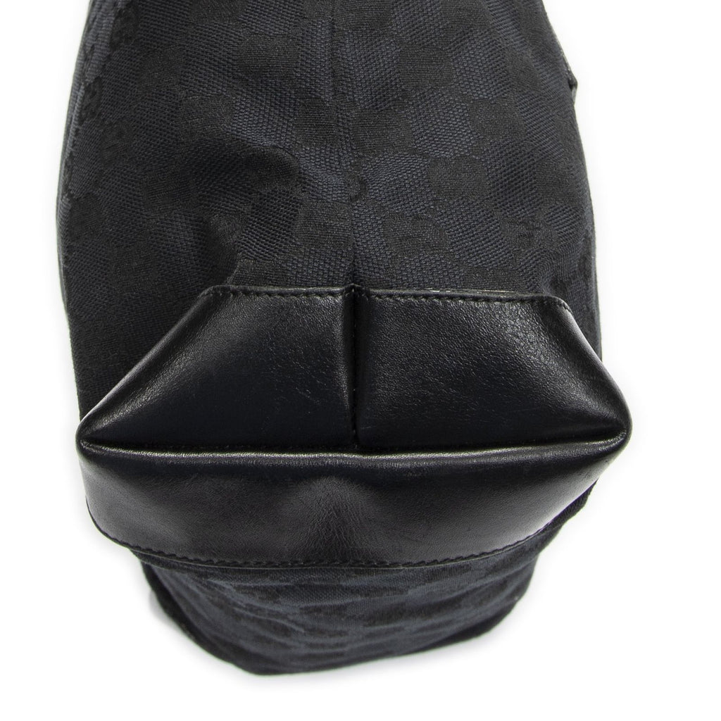 Gucci Front Pocket Zip Tote Black GG Canvas — view 7