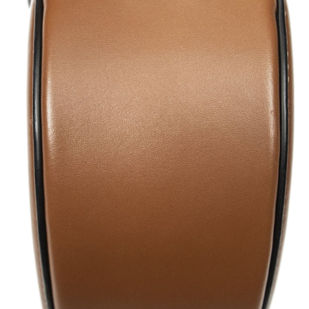 Celine Small Cuir Triomphe Oval Crossbody Brown Calfskin Leather — view 8
