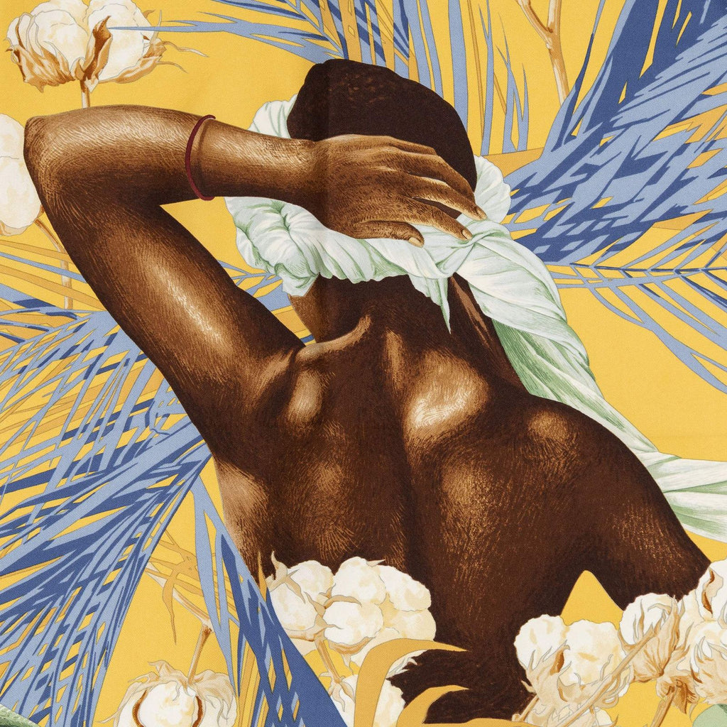 Hermes Scarf Yellow — view 3