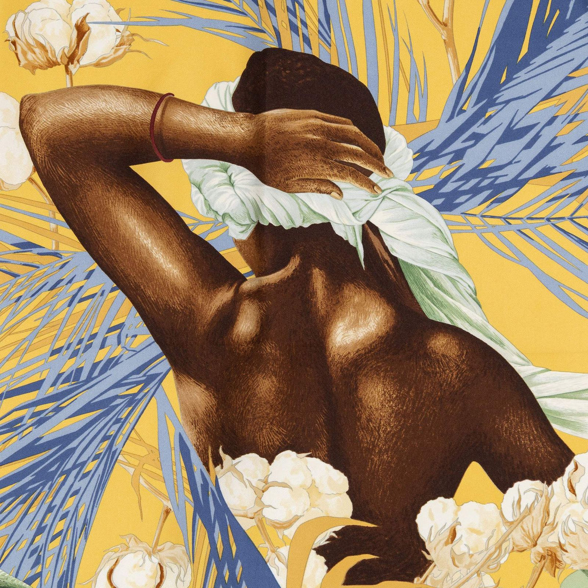 Hermes Scarf Yellow — view 3