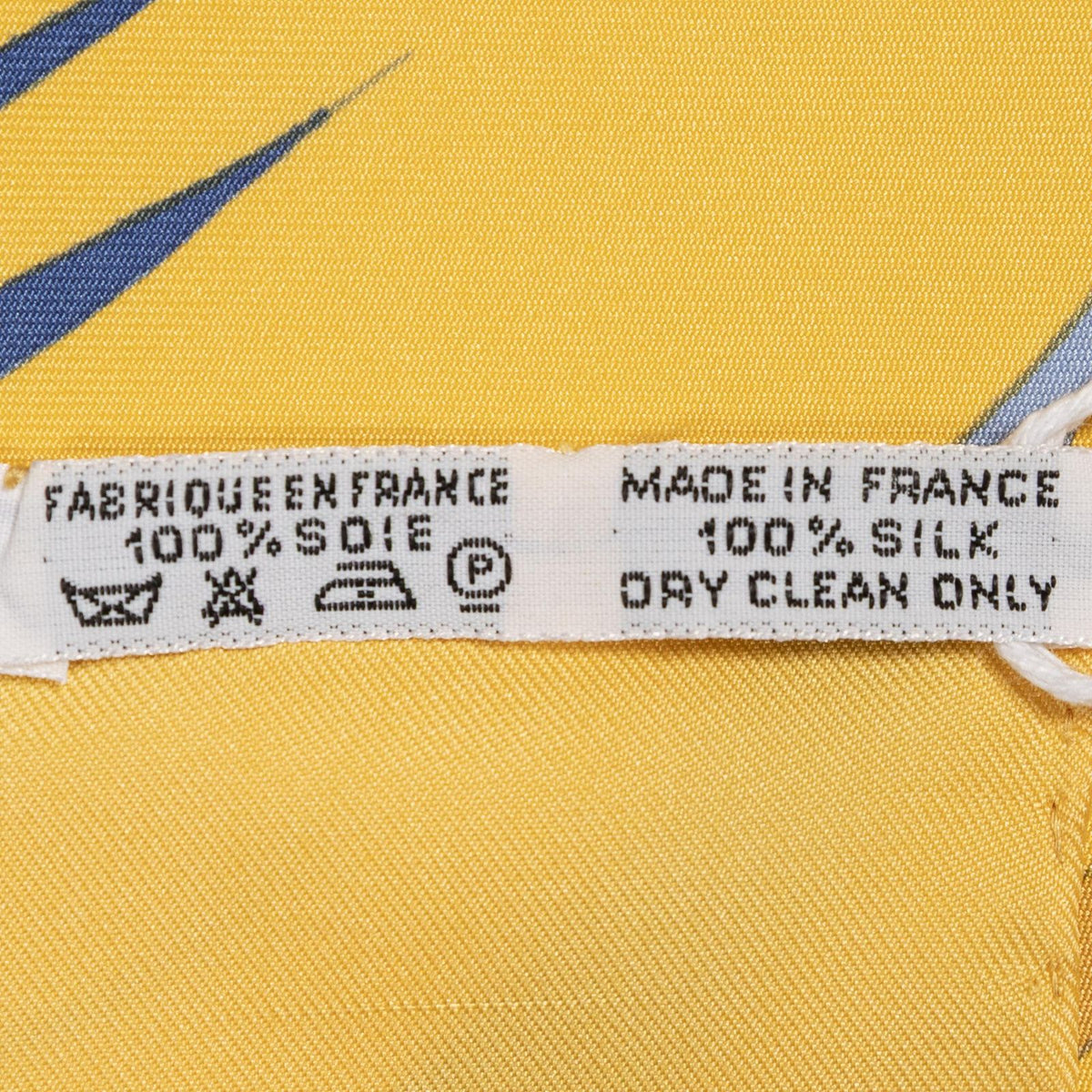 Hermes Scarf Yellow — view 5