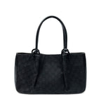 Gucci Rectangle Open Tote Black GG Canvas — view 5