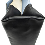 Celine All Soft Bag Light Blue Black Beige Calfskin Leather — view 8