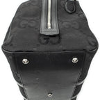 Gucci Convertible Duffle Black Jumbo GG Canvas — view 8