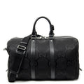 Gucci Convertible Duffle Black Jumbo GG Canvas