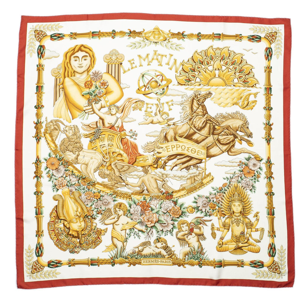 Hermes Scarf Orange — view 2