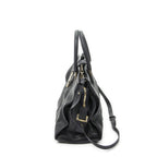 Saint Laurent Mini Cabas Ch Yc Navy Calfskin Leather Shoulder Bag — view 3