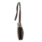 Celine Small Trio Crossbody Burgundy Calfskin Leather — view 4