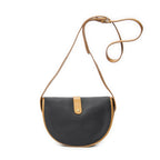 Saint Laurent Vintage Flap Bag Crossbody Black Tang Gogh Canvas — view 5