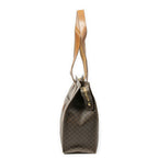 Celine Zip Shopping Tote Brown Beige Macadam Canvas — view 3