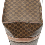 Celine Zip Shopping Tote Brown Beige Macadam Canvas — view 7