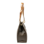 Celine Zip Shopping Tote Brown Beige Macadam Canvas — view 4