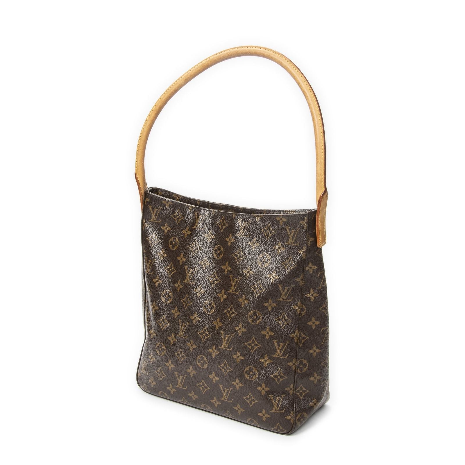 Louis Vuitton Looping Brown Monogram Canvas Shoulder Bag — view 2