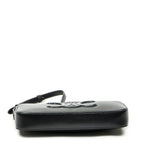 Celine Cuir Triomphe Mini Camera Bag Black Calfskin Leather — view 6