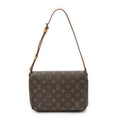 Louis Vuitton Musette Tango Brown Monogram Canvas Crossbody
