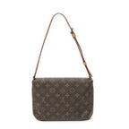 Louis Vuitton Musette Tango Brown Monogram Canvas Crossbody — view 5