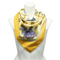Hermes Scarf Yellow Goldtwill Silk