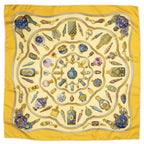 Hermes Scarf Yellow Goldtwill Silk — view 2