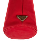 Prada Cabas Tote Red Floral Canvas — view 8