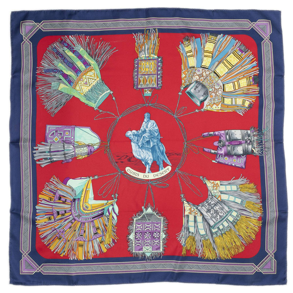 Hermes Scarf Red — view 2