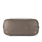 Prada Soft Tote Gray Smooth Leather — view 6