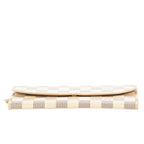 Louis Vuitton Emily Ivory Damier Azur Wallet — view 6