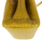 Bottega Veneta Small Rome Bag Green Intrecciato Leather — view 7