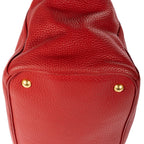 Prada Open Tote Red Vitello Phoenix — view 7