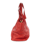Prada Open Tote Red Vitello Phoenix — view 3