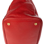 Prada Open Tote Red Vitello Phoenix — view 8