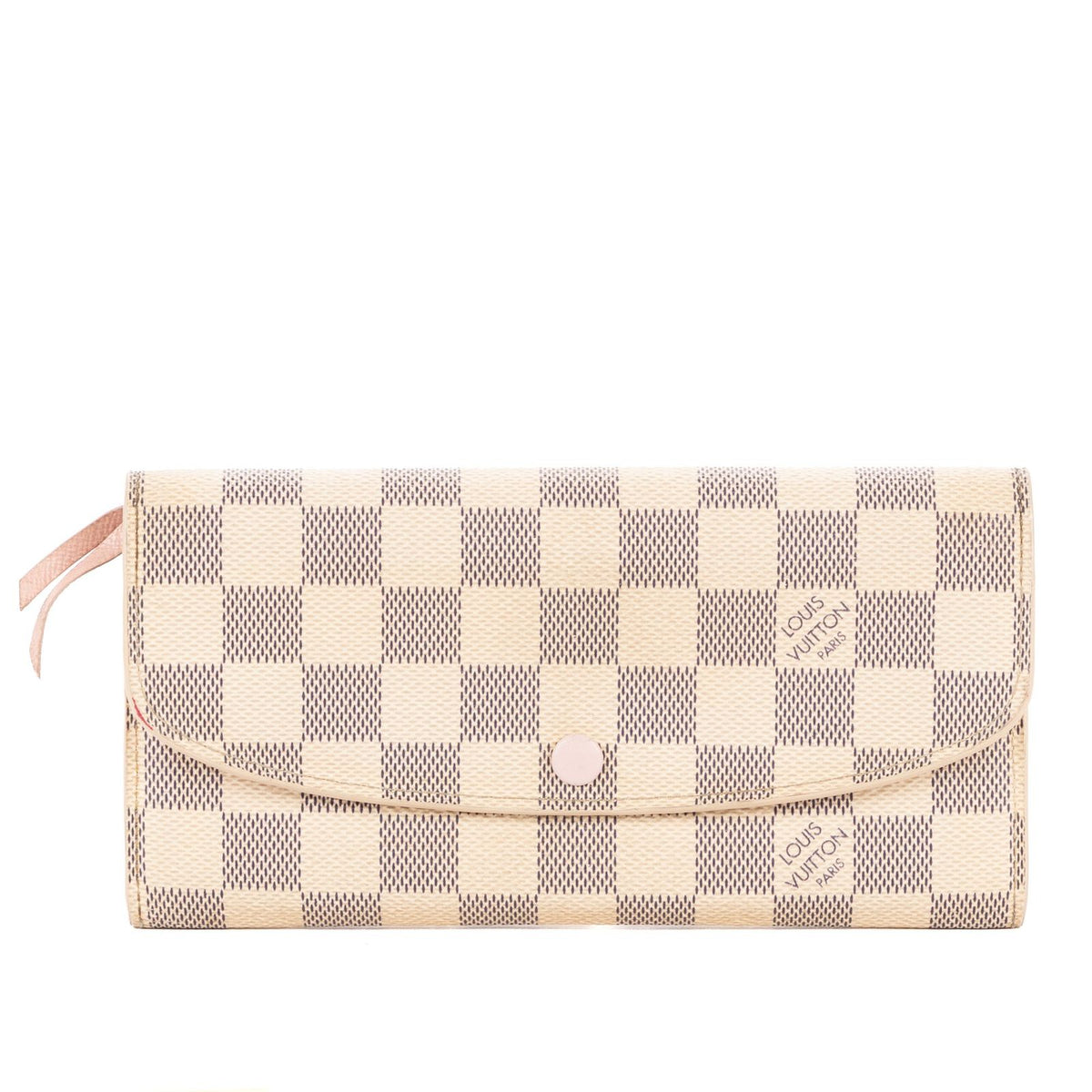 Louis Vuitton Emily Ivory Pink Damier Azur Wallet