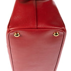 Prada Executive Tote Red Saffiano Leather — view 8