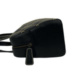 Chanel CC Logo Wild Stitch Leather Mini Boston Bag Black — view 5