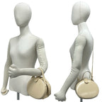 Loewe Vintage Anagram Leather 2-Way Mini Shoulder Bag Ivory — view 2