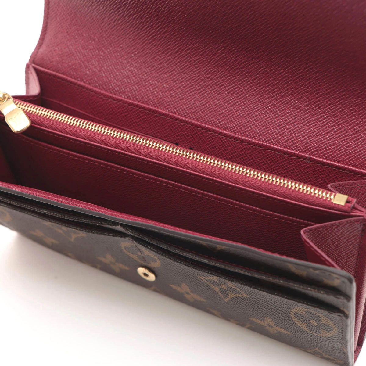 Louis Vuitton Portefeuille Sarah Monogram Fuchsia Wallet — view 7